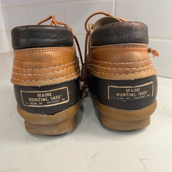 Vintage Original Women's L.L. Bean Boots Low Top Duck Boots, Size 7 - Picture 2 of 5